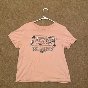 Vans off the wall flower shirt